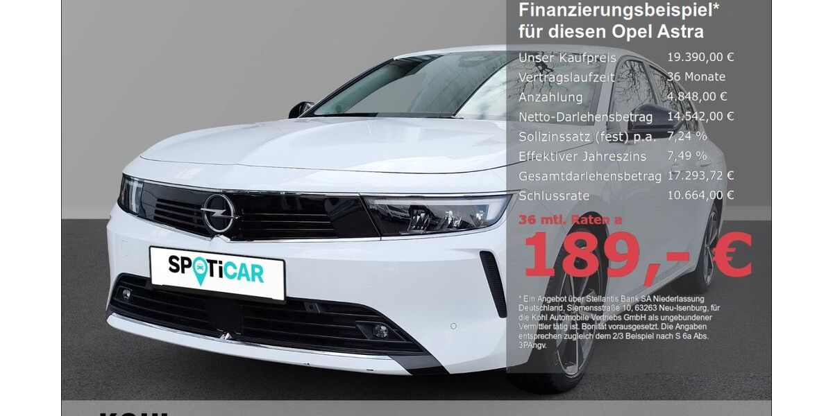Opel Astra 64.000 km 18.970 &euro; Aachen 52078