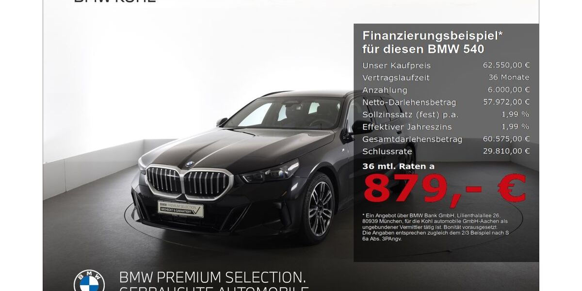 BMW 540 19.454 km 58.590 &euro; Aachen 52078