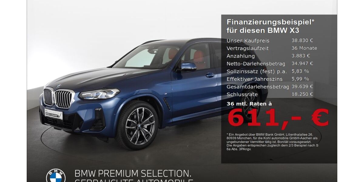 BMW X3 45.655 km 38.830 &euro; Aachen 52078
