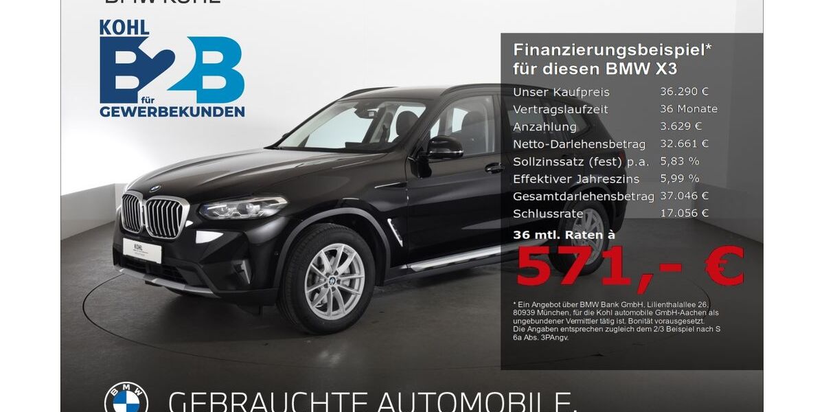 BMW X3 66.022 km 36.290 &euro; Aachen 52078