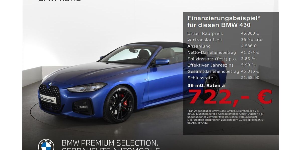 BMW 430 22.647 km 45.860 &euro; Aachen 52078