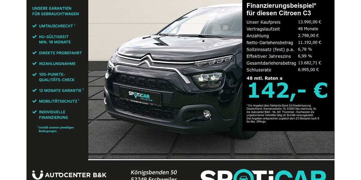 Citroen C3 20.840 km 13.990 &euro; Eschweiler 52249