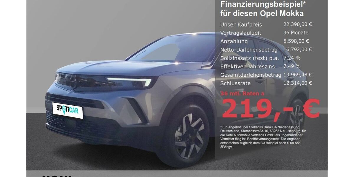 Opel Mokka 7.800 km 21.490 &euro; Aachen 52078